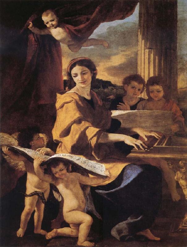 St Cecilia, Nicolas Poussin